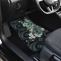 Pauliuli Hawai'i Hibiscus Car Mats Polynesian Tribal Tattoo Pattern Floral Elements