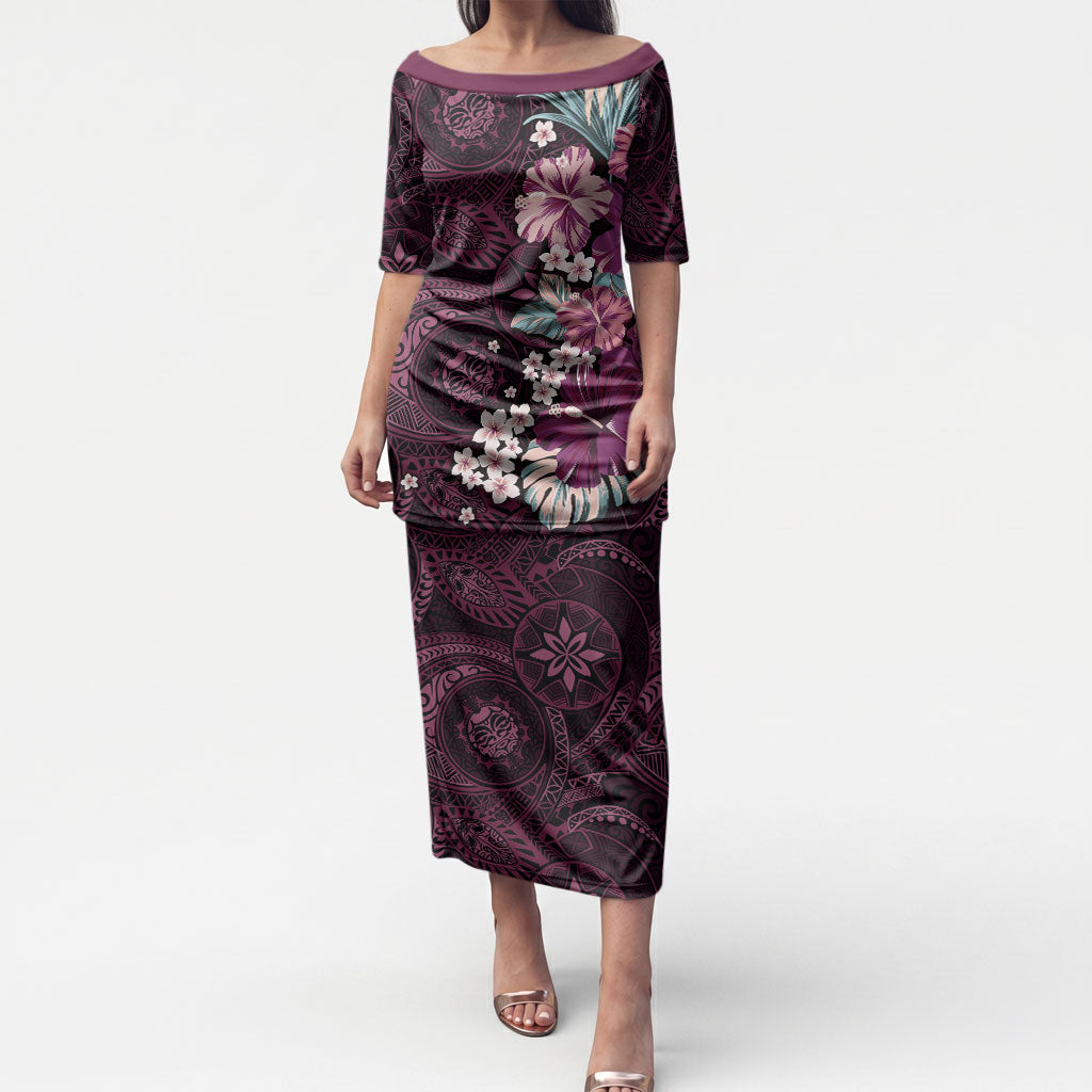 Poni Mama Hawai'i Hibiscus Puletasi Polynesian Tribal Tattoo Pattern Floral Elements