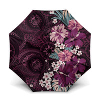 Poni Mama Hawai'i Hibiscus Umbrella Polynesian Tribal Tattoo Pattern Floral Elements