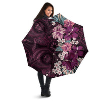 Poni Mama Hawai'i Hibiscus Umbrella Polynesian Tribal Tattoo Pattern Floral Elements