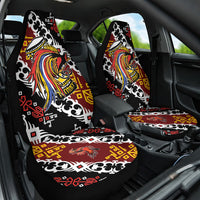 Papua New Guinea Bird Drum Car Seat Cover Papuan Batik Motif