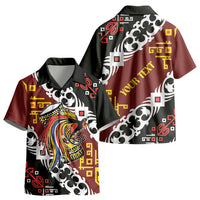Personalised Papua New Guinea Bird Drum Kid Hawaiian Shirt Papuan Batik Motif