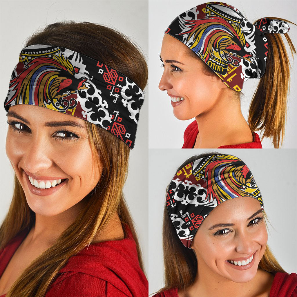 Papua New Guinea Bird Drum Neck Gaiter Papuan Batik Motif