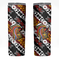 Papua New Guinea Bird Drum Skinny Tumbler Papuan Batik Motif