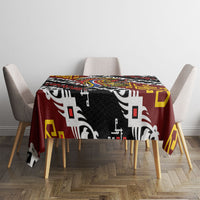 Papua New Guinea Bird Drum Tablecloth Papuan Batik Motif