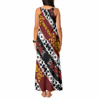 Personalised Papua New Guinea Bird Drum Tank Maxi Dress Papuan Batik Motif