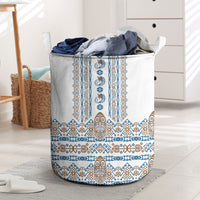 Papua New Guinea Bird Ethnic Laundry Basket Papuan Batik Inspired Pattern