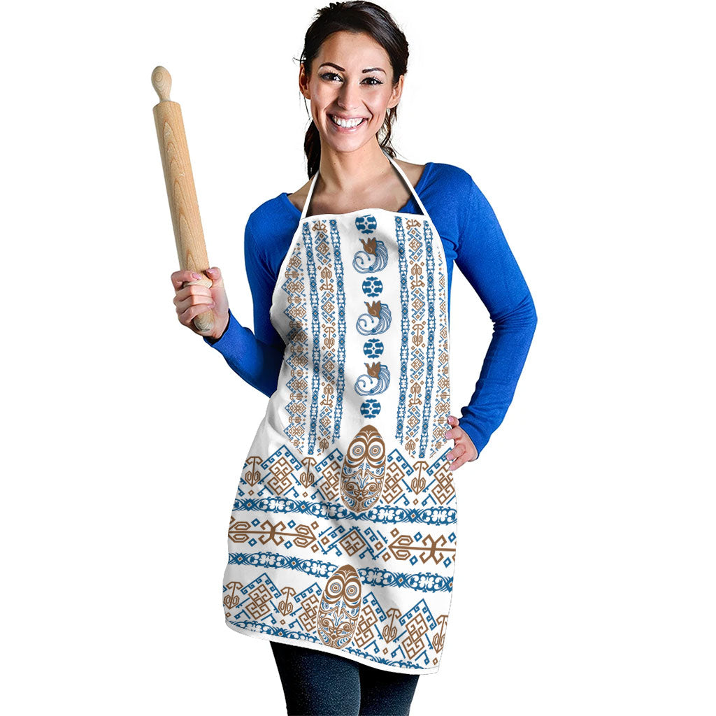 Papua New Guinea Bird Ethnic Apron Papuan Batik Inspired Pattern
