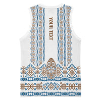 Personalised Papua New Guinea Bird Ethnic Basketball Jersey Papuan Batik Inspired Pattern