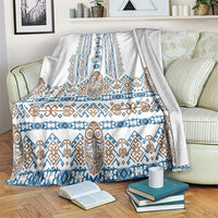 Papua New Guinea Bird Ethnic Blanket Papuan Batik Inspired Pattern