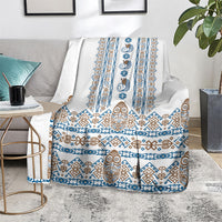 Papua New Guinea Bird Ethnic Blanket Papuan Batik Inspired Pattern