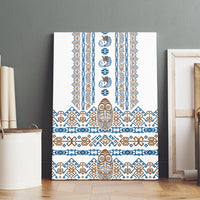 Papua New Guinea Bird Ethnic Canvas Wall Art Papuan Batik Inspired Pattern