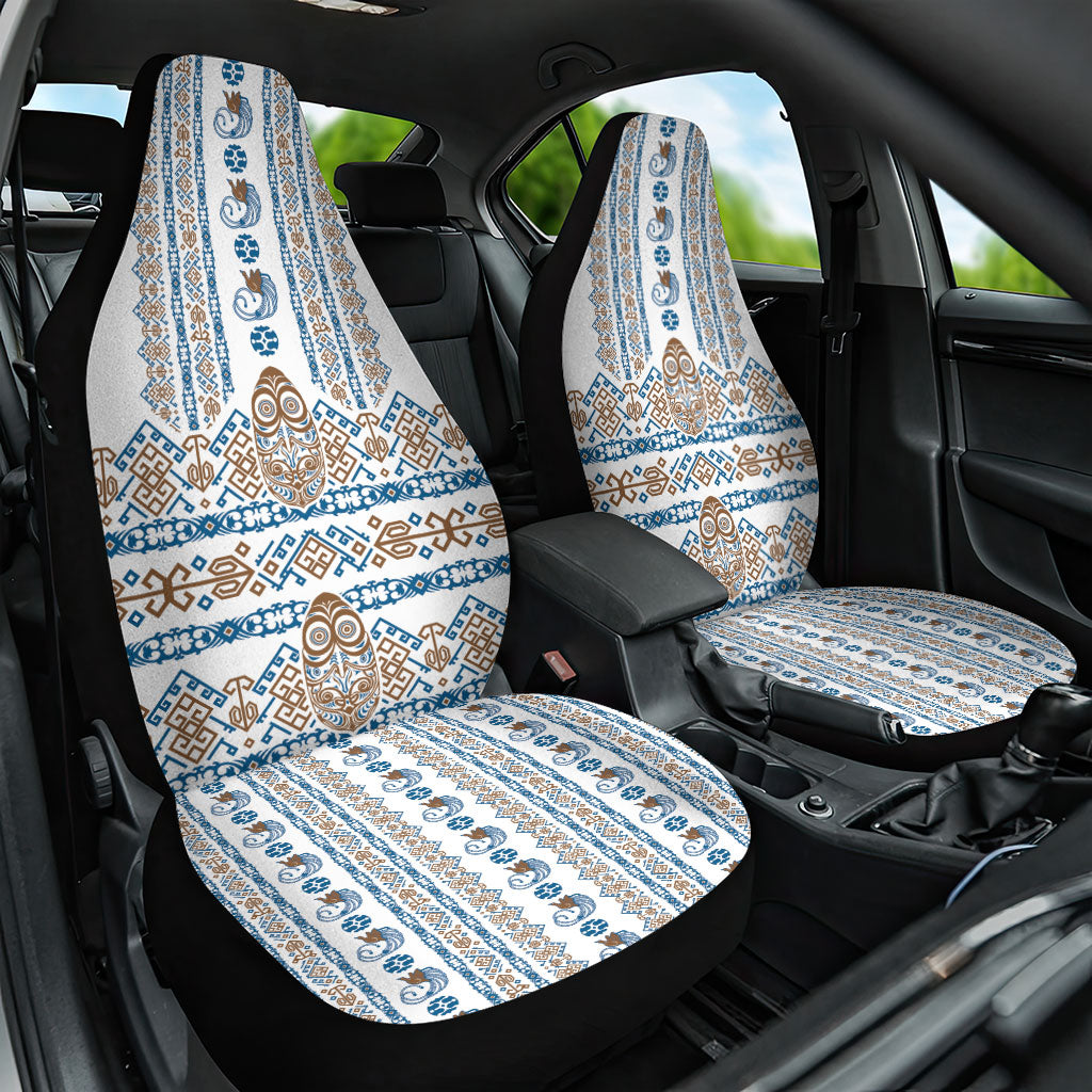 Papua New Guinea Bird Ethnic Car Seat Cover Papuan Batik Inspired Pattern