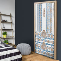 Personalised Papua New Guinea Bird Ethnic Door Cover Papuan Batik Inspired Pattern