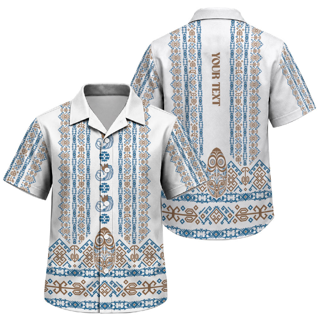 Personalised Papua New Guinea Bird Ethnic Family Matching Off Shoulder Maxi Dress and Hawaiian Shirt Papuan Batik Inspired Pattern
