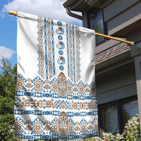 Papua New Guinea Bird Ethnic Garden Flag Papuan Batik Inspired Pattern