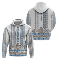Personalised Papua New Guinea Bird Ethnic Hoodie Papuan Batik Inspired Pattern