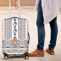Papua New Guinea Bird Ethnic Luggage Cover Papuan Batik Inspired Pattern