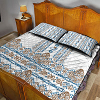 Papua New Guinea Bird Ethnic Quilt Bed Set Papuan Batik Inspired Pattern