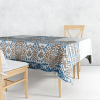 Papua New Guinea Bird Ethnic Tablecloth Papuan Batik Inspired Pattern