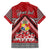 Personalised Tonga Rugby Pacific Family Matching Off Shoulder Maxi Dress and Hawaiian Shirt Ikale Tahi Sipi Tau