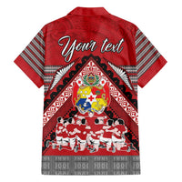Personalised Tonga Rugby Pacific Family Matching Summer Maxi Dress and Hawaiian Shirt Ikale Tahi Sipi Tau LT9 - Polynesian Pride