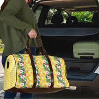Hawaiian Palaka Travel Bag Hibiscus Pineapple Lei - Polynesian Pride