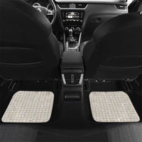 Brown Hawaiian Palaka Car Mats Kukui Nut Money Lei - Polynesian Pride
