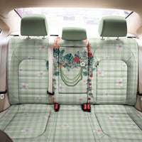 Sage Green Hawaiian Palaka Back Car Seat Cover Kukui Nut Money Lei LT9 - Polynesian Pride