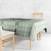 Sage Green Hawaiian Palaka Tablecloth Kukui Nut Money Lei - Polynesian Pride