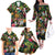 Meri Kirihimete Kakapo Santa Family Matching Off The Shoulder Long Sleeve Dress and Hawaiian Shirt Merry Christmas with Tropical Vibe