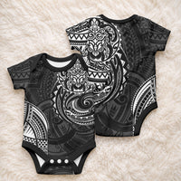 Polynesian Turtle Tribal Tattoo Baby Onesie Black Style LT9 - Polynesian Pride
