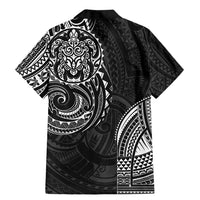Polynesian Turtle Tribal Tattoo Family Matching Mermaid Dress and Hawaiian Shirt Black Style LT9 - Polynesian Pride