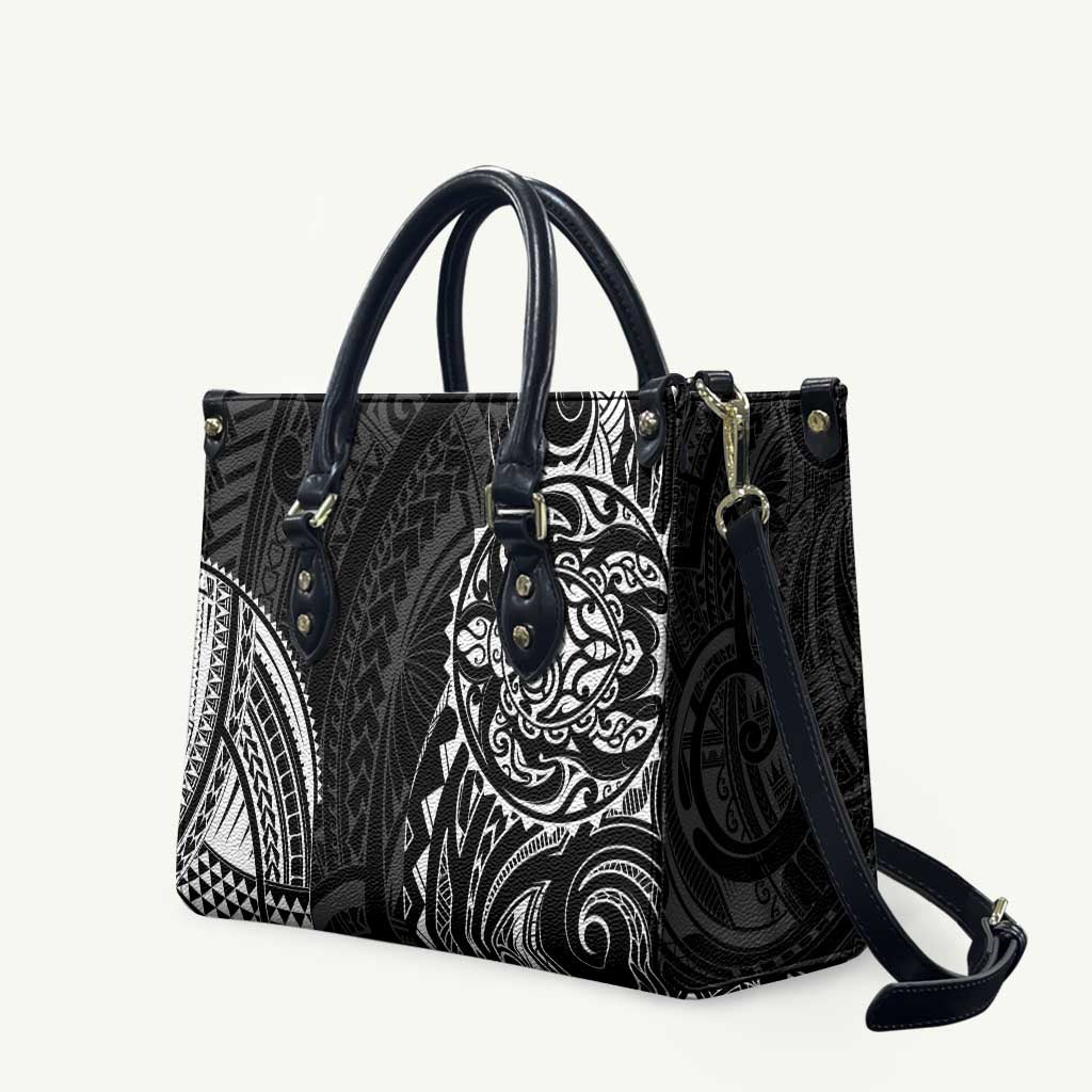 Polynesian Turtle Tribal Tattoo Leather Bag Black Style LT9 Black - Polynesian Pride