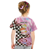 Personalized Japanese Kawaii Sushi Roll Kid T Shirt Wagara Palaka Pattern