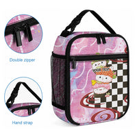 Personalized Japanese Kawaii Sushi Roll Lunch Bag Wagara Palaka Pattern LT9 - Polynesian Pride