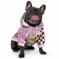 Personalized Japanese Kawaii Sushi Roll Pet Hoodie Wagara Palaka Pattern LT9 - Polynesian Pride