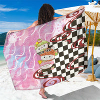 Personalized Japanese Kawaii Sushi Roll Sarong Wagara Palaka Pattern