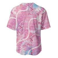 Japanese Koi Fish Baseball Jersey Pink Wagara Palaka Honohono Pikake Lei
