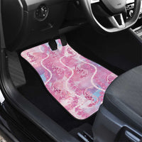 Japanese Koi Fish Car Mats Pink Wagara Palaka Honohono Pikake Lei