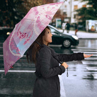Japanese Koi Fish Umbrella Pink Wagara Palaka Honohono Pikake Lei