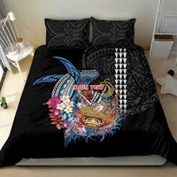 Personalized Japanese Koi Fish Ramen Bedding Set Aloha Shark Kakau Pattern LT9 - Polynesian Pride