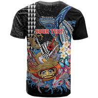 Personalized Japanese Koi Fish Ramen T Shirt Aloha Shark Kakau Pattern