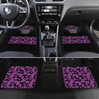 ANZAC Day Remembrance Car Mats Purple Poppy We Will Remember Them
