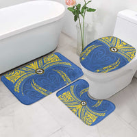 Oceania Football Solomon Kings Bathroom Set Polynesian Tribal Pattern