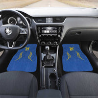 Custom Oceania Football Solomon Kings Car Mats Polynesian Tribal Pattern