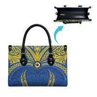 Oceania Football Solomon Kings Leather Bag Polynesian Tribal Pattern
