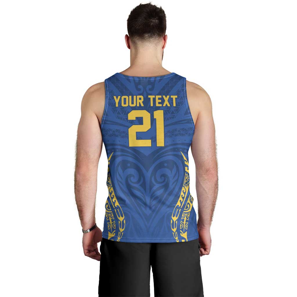 Custom Oceania Football Solomon Kings Men Tank Top Polynesian Tribal Pattern