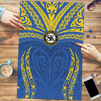Oceania Football Solomon Kings Puzzle Polynesian Tribal Pattern