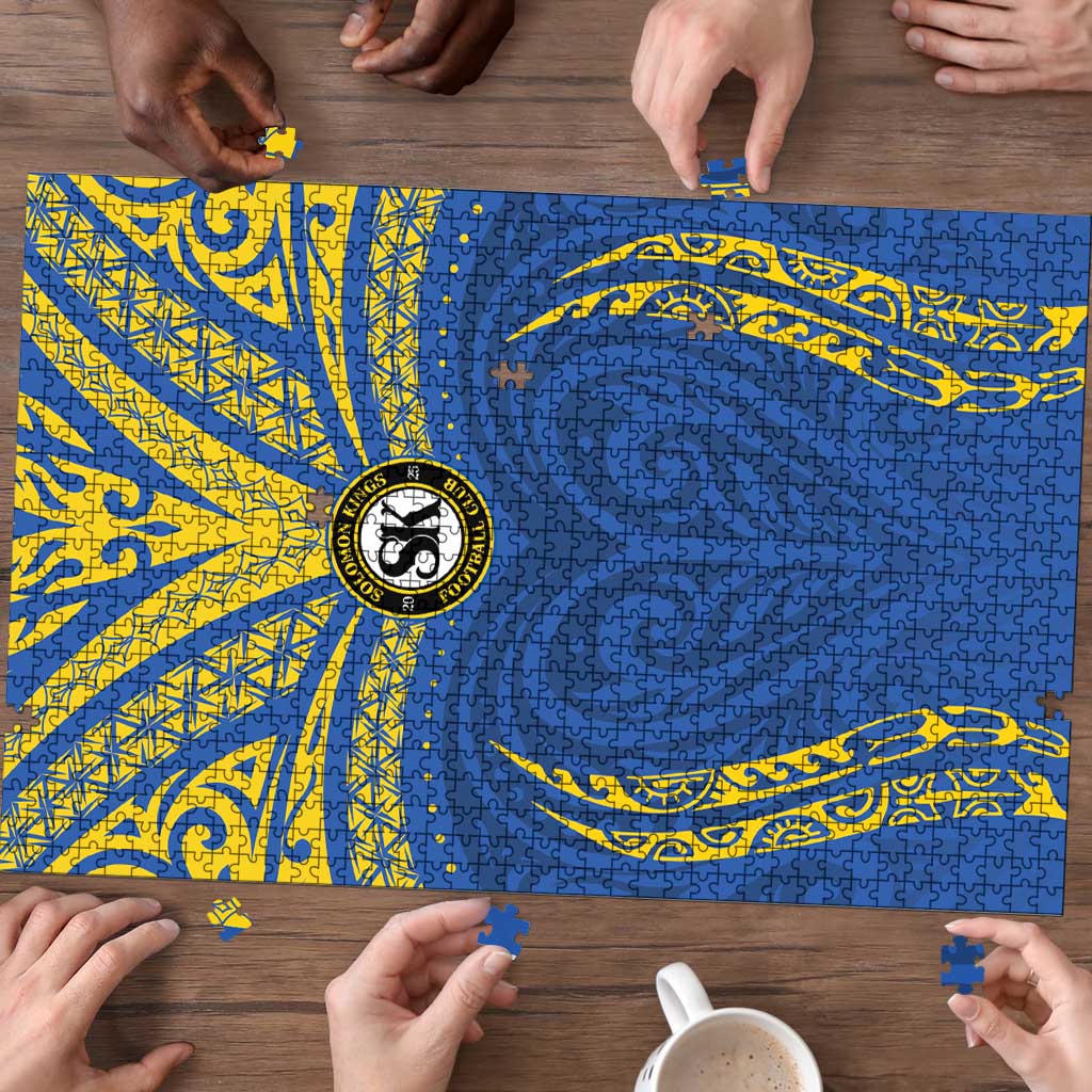 Oceania Football Solomon Kings Puzzle Polynesian Tribal Pattern